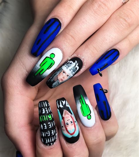 billie eilish style nails.